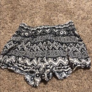Aztec print shorts